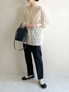 「NOMINE（ノミネ）のアイテム」を使った、haru さん（レディース・162cm）の秋コーディネート