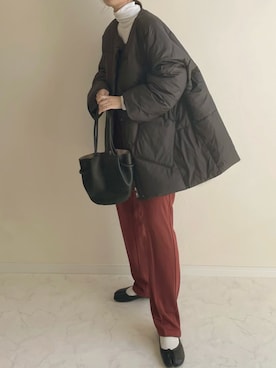 「DHOLIC STYLE（ディーホリックスタイル）のアイテム」を使った、haru さん（レディース・162cm）の冬コーディネート