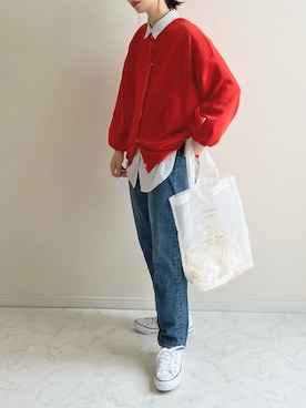 haru さんの（Samansa Mos2 blue | サマンサモスモスブルー）を使ったコーディネート