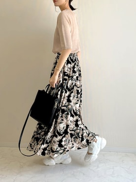 「Bermosa（ベルモサ）のアイテム」を使った、haru さん（レディース・162cm）の春コーディネート