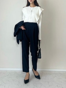 「スーツ」｜haru さん（レディース・162cm）の秋コーディネート