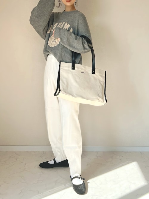Wide knit Pants – L'AUBE BLANC