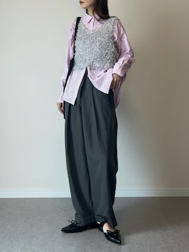 「THE YOn（ザヨン）のアイテム」を使った、haru さん（レディース・162cm）の春コーディネート