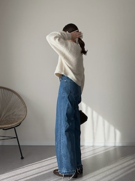 「ammy.（エイミードット）のアイテム」を使った、haru さん（レディース・162cm）の冬コーディネート