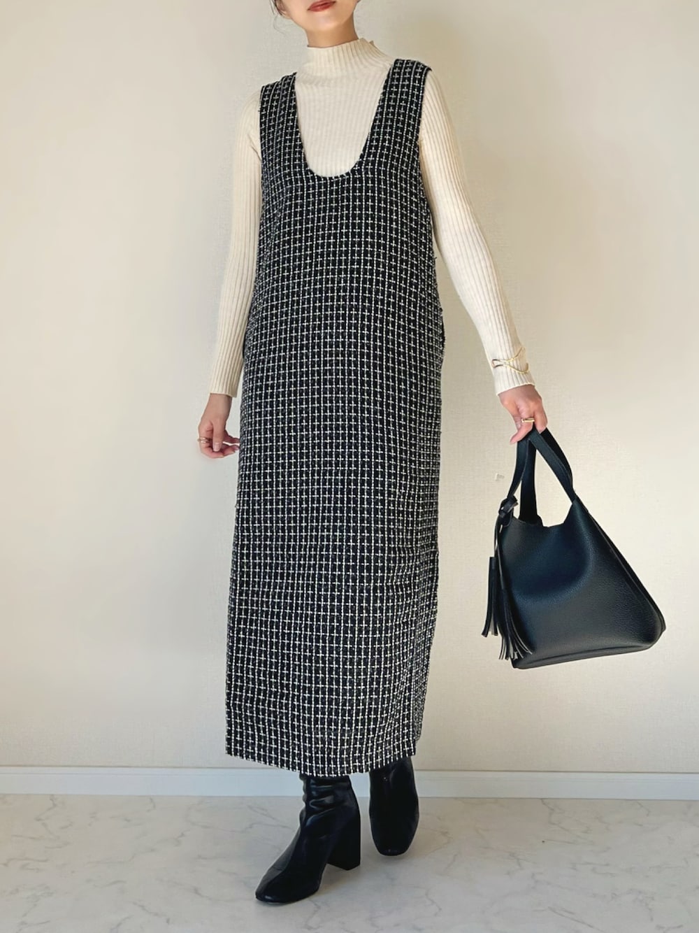 haru ｜&. NOSTALGIAのジャンパースカートを使ったコーディネート - WEAR