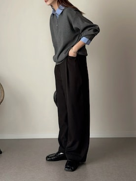 「select MOCA（セレクトモカ）のアイテム（トップス）」を使った、haru さん（レディース・162cm）の春コーディネート