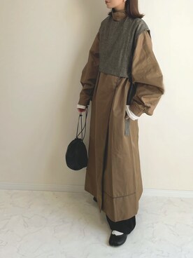 「TUS.（タス）のアイテム」を使った、haru さん（レディース・162cm）の秋コーディネート