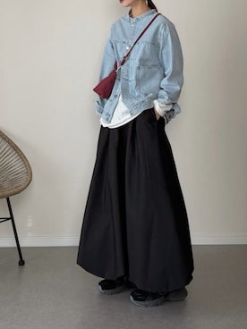 「LBC（エルビーシー）のアイテム」を使った、haru さん（レディース・162cm）の冬コーディネート