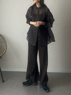 「ikka（イッカ）のアイテム」を使った、haru さん（レディース・162cm）の春コーディネート