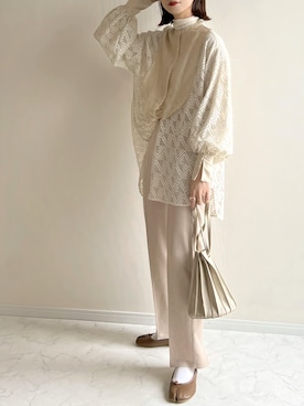 「NOMINE（ノミネ）のアイテム」を使った、haru さん（レディース・162cm）の春コーディネート
