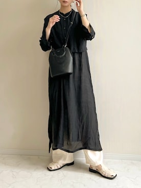 「I_am（アイアム）のアイテム」を使った、haru さん（レディース・162cm）の春コーディネート