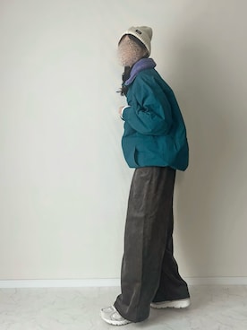 「アイテム（ブルゾン）」を使った、haru さん（レディース・162cm）の秋コーディネート