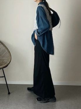 「tiptop（ティップトップ）のアイテム」を使った、haru さん（レディース・162cm）の冬コーディネート