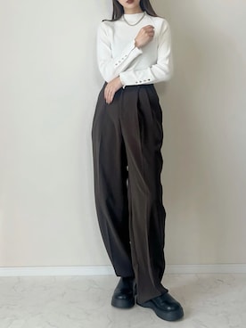 「classicalelf（クラシカルエルフ）のアイテム」を使った、haru さん（レディース・162cm）の冬コーディネート