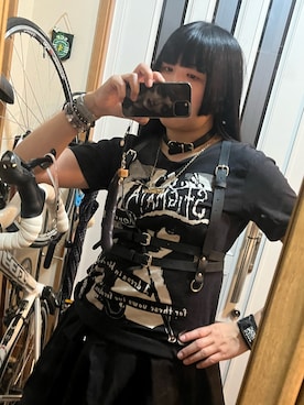 「黒髪」｜川芝ミツルさん（レディース・166cm）の夏コーディネート