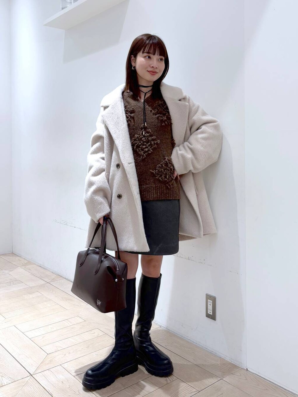 LOWRYS FARM（ローリーズファーム）の「ループジャガードプル