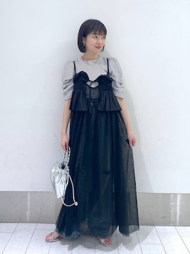 「アイテム（その他トップス）」を使った、narumiさん（レディース・151cm・20代）の春コーディネート