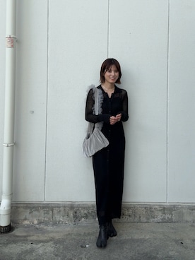 「BARRETTA（バレッタ）のアイテム」を使った、yunさん（レディース・153cm）の秋コーディネート