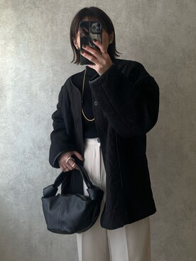「URBAN RESEARCH Sonny Label（アーバンリサーチサニーレーベル）のアイテム（ジャケット/アウター）」を使った、yunさん（レディース・153cm）の冬コーディネート