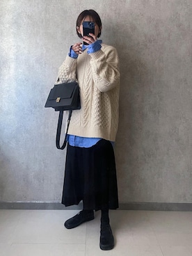 「yunclo」｜yunさん（レディース・153cm）の冬コーディネート