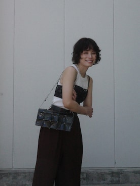 「アイテム（ブラジャー）」を使った、yunさん（レディース・153cm）の夏コーディネート