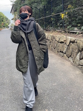 「LOWRYS FARM（ローリーズファーム）のアイテム（ブルゾン）」を使った、yunさん（レディース・153cm）の秋コーディネート