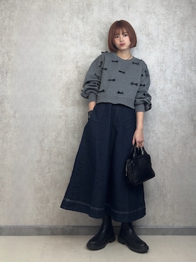 「BIGOTRE」｜yunさん（レディース・153cm）の冬コーディネート