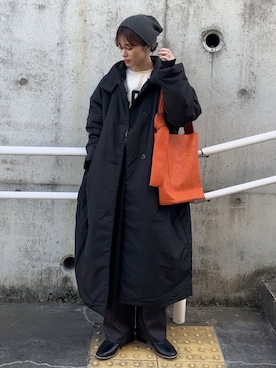 「DHOLIC（ディーホリック）のアイテム（スウェット）」を使った、yunさん（レディース・153cm）の秋コーディネート