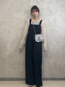 「シアタープロダクツ(THEATRE PRODUCTS)」｜「アイテム（アクセサリー）」を使った、yunさん（レディース・153cm）の春コーディネート