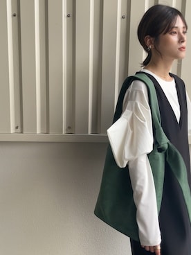 「UNE MANSION（ユヌマンション）のアイテム（ブーツ）」を使った、yunさん（レディース・153cm）の秋コーディネート