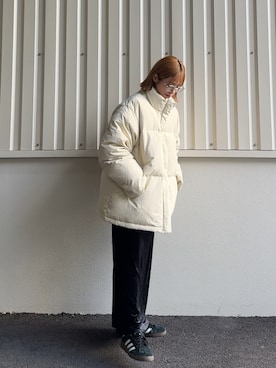 「Ungrid（アングリッド）のアイテム（ジャケット/アウター）」を使った、yunさん（レディース・153cm）の冬コーディネート