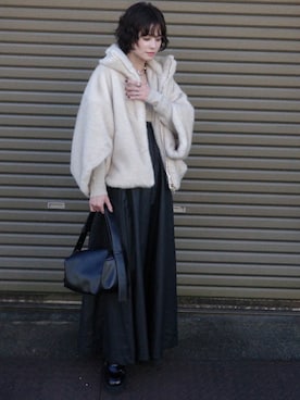 「アイテム（その他アウター）」を使った、yunさん（レディース・153cm）の秋コーディネート