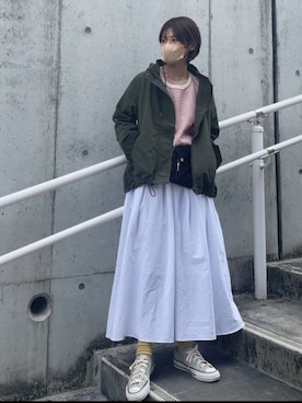 「URBAN RESEARCH Sonny Label（アーバンリサーチサニーレーベル）のアイテム（ジャケット/アウター）」を使った、yunさん（レディース・153cm）の春コーディネート