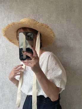 「PUAL CE CIN（ピュアルセシン）のアイテム」を使った、yunさん（レディース・153cm）の夏コーディネート