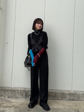 「BARRETTA（バレッタ）のアイテム」を使った、yunさん（レディース・153cm）の秋コーディネート