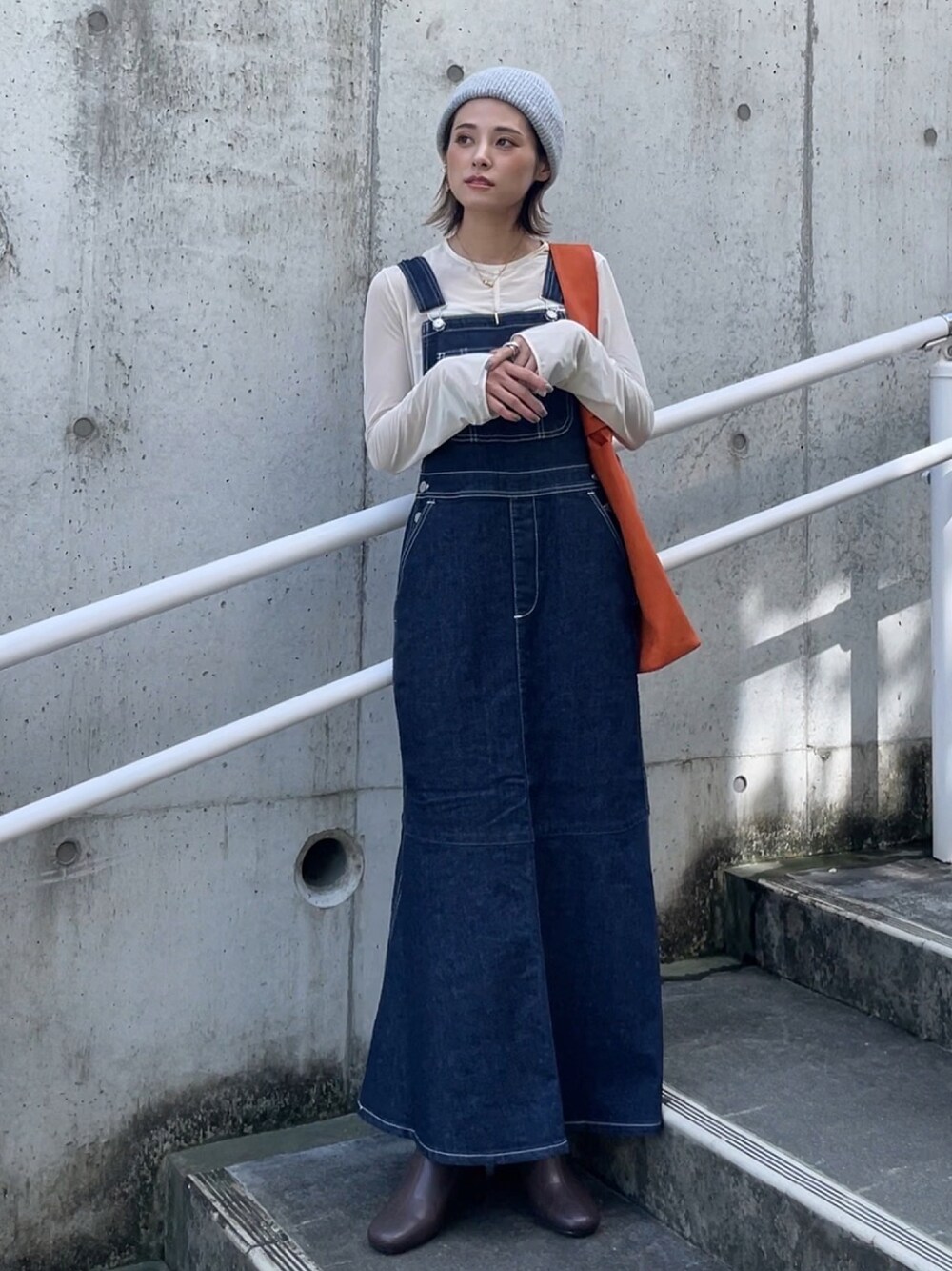 別注』SOMETHING×F by ROSSO マーメイドジャンパーワンピース