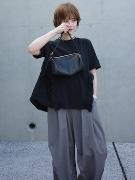 「AMELY（エミリー）のアイテム」を使った、yunさん（レディース・153cm）の夏コーディネート