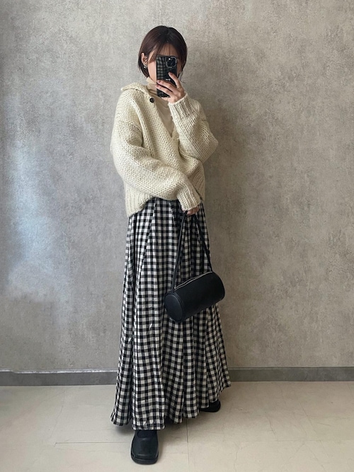 6（ロク）の「＜6(ROKU)＞WOOL ROVING KNIT PULLOVER/ニット（ニット