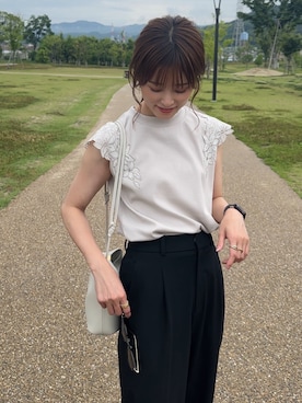 「index（インデックス）のアイテム」を使った、yunさん（レディース・153cm）の夏コーディネート