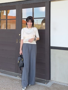 「BARRETTA（バレッタ）のアイテム」を使った、yunさん（レディース・153cm）の秋コーディネート