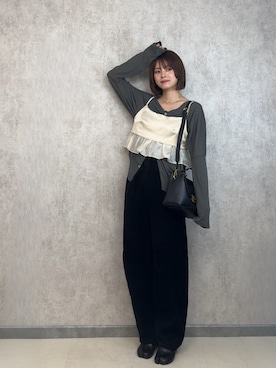 「BARRETTA（バレッタ）のアイテム」を使った、yunさん（レディース・153cm）の秋コーディネート