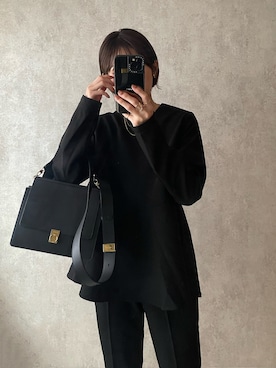 「卒業式コーデ」｜「アイテム（ステンカラーコート）」を使った、yunさん（レディース・153cm）の冬コーディネート