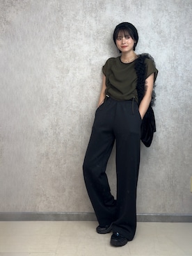 「BARRETTA（バレッタ）のアイテム」を使った、yunさん（レディース・153cm）の秋コーディネート