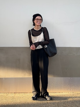 「BARRETTA（バレッタ）のアイテム」を使った、yunさん（レディース・153cm）の秋コーディネート