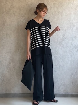 「BARNYARDSTORM（バンヤードストーム）のアイテム」を使った、yunさん（レディース・153cm）の夏コーディネート