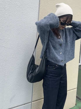 「153cm」｜「アイテム（帽子）」を使った、yunさん（レディース・153cm）の秋コーディネート