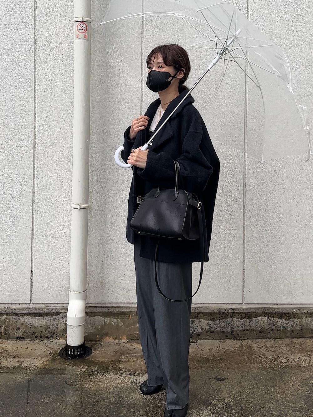 新品同様✨CLANE OVER LINE DOUBLE COAT