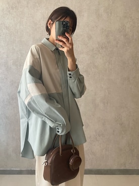 「tukn.（トゥクン）のアイテム（バッグ）」を使った、yunさん（レディース・153cm）の冬コーディネート