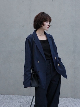 yunさん（レディース・153cm）の冬コーディネート