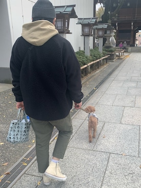 「SOPHNET.（ソフネット）のアイテム（帽子）」を使った、ground65さん（メンズ・166cm）の冬コーディネート